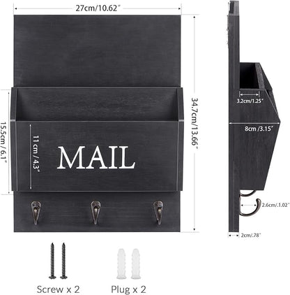 DLQuarts Mail Organizer with Key Holder - Image 5