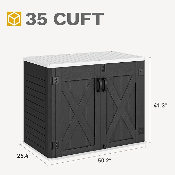 DWVO 35 Cu Ft Storage Shed - Image 6