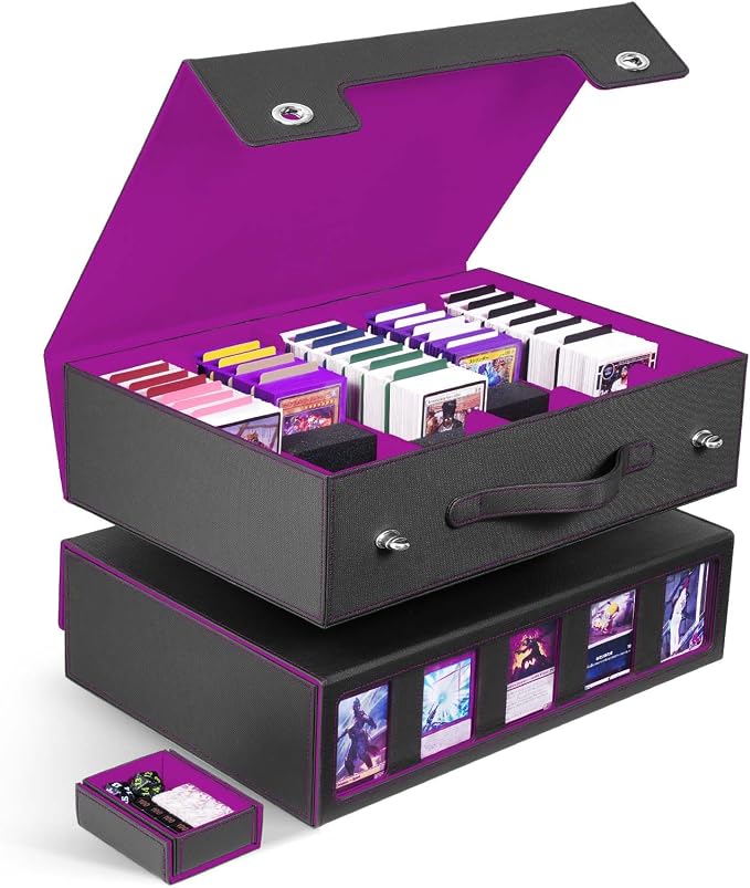 ZLCA Trading Card Storage Box 5-Row by ZLCA