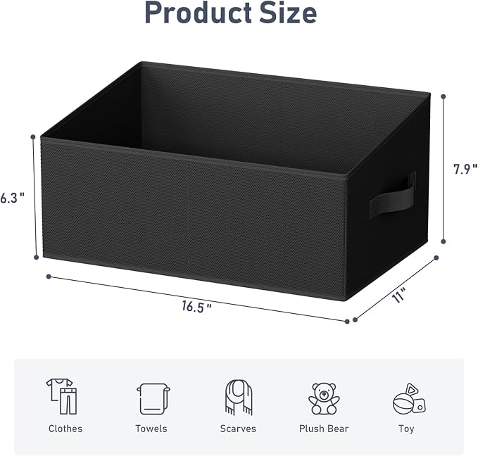 DIMJ Closet Storage Bins 8 Pack - Image 2