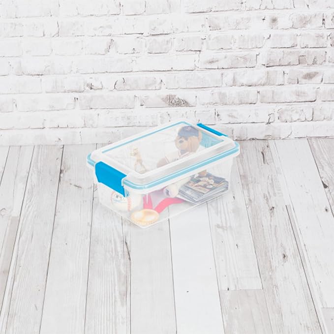 Sterilite 6-Pack Gasket Box, Weather-Resistant Storage Bins - Image 5