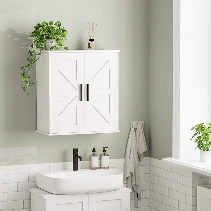 Homleke Bathroom Wall Cabinet, Medicine Cabinet - Image 7