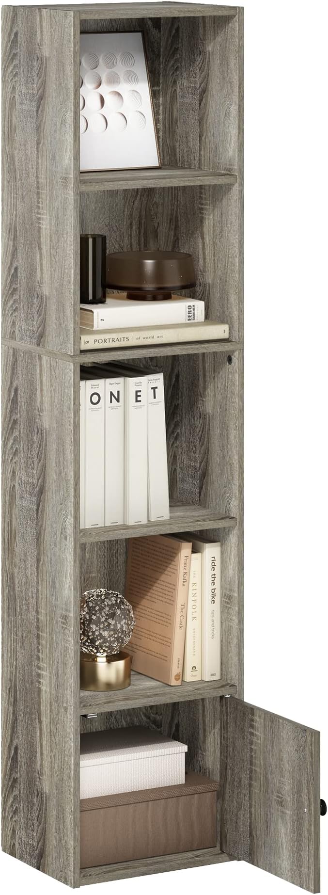 Furinno LUDER Book Shelf, 5-Tier Modern Bookshelf, Bookcase by Furinno-FitsYourSpaceFitsYourBudget