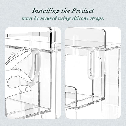 Acrylic Clear Wallet Organizer Holder, Purse Table Display Storage Rack - Image 6