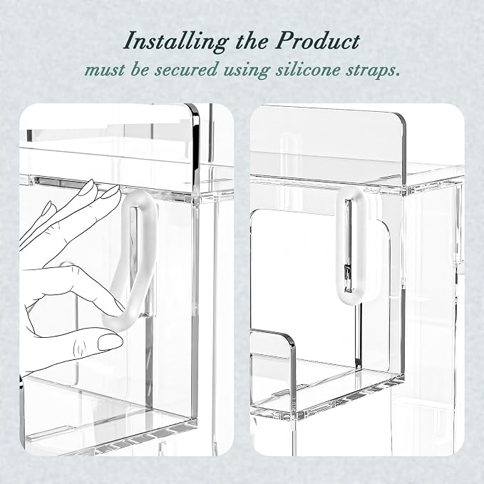 Acrylic Clear Nail Polish Organizer Holder, Gel Nail Polish Table Display - Image 6