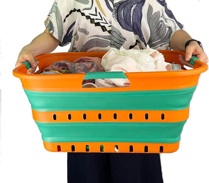 SAMMART 42L Collapsible Plastic Laundry Basket - Image 5