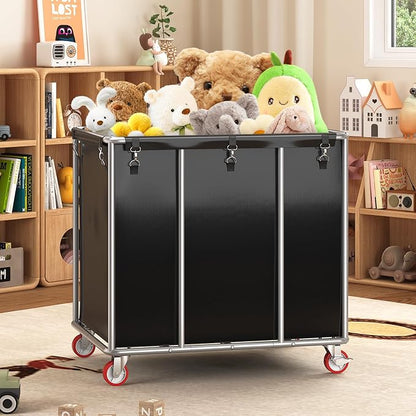 ELYKEN Commercial Laundry Cart - Image 8