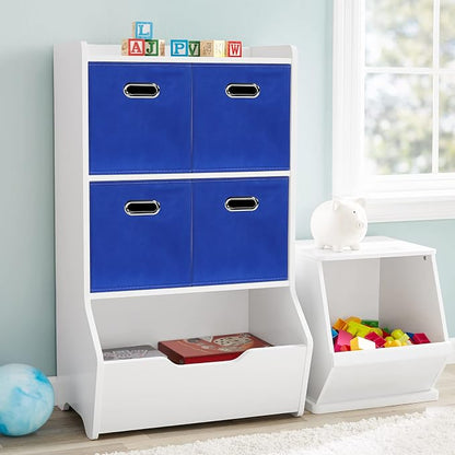 Black Fabric Cubby Storage Bins, Cube Organizer Bin Foldable Storage Boxes - Image 4