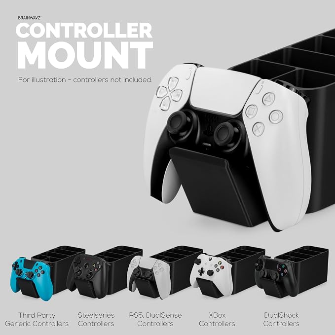 BRAINWAVZ Game Controller, Remote Control Holder & Pen Organizer - Image 4