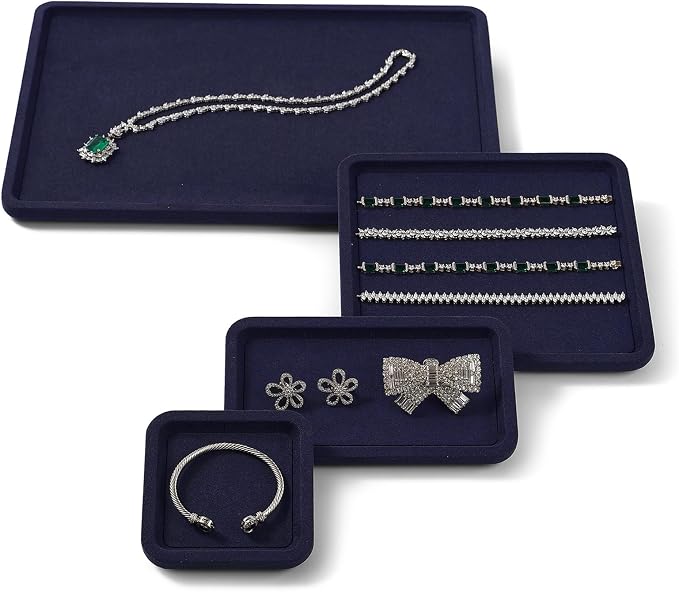 Premium Microfiber Jewelry Display Tray - Image 4
