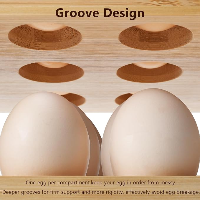 2-Tier Wooden Egg Holder - Image 3