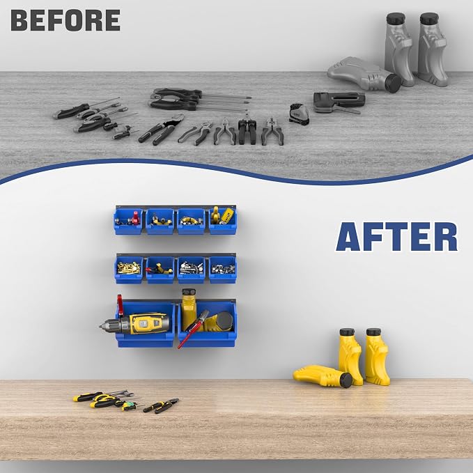 WALMANN Wall Mounted Storage Bins - Image 7