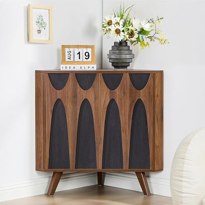 Small Corner Cabinet, Corner Floor Cabinet - Image 7