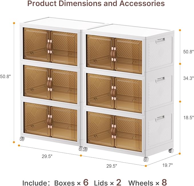 Extra Large Stackable Storage Bins - Image 9