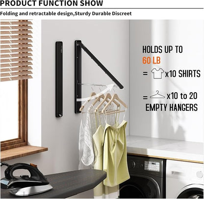 Retractable Clothes Drying Rack - Image 2