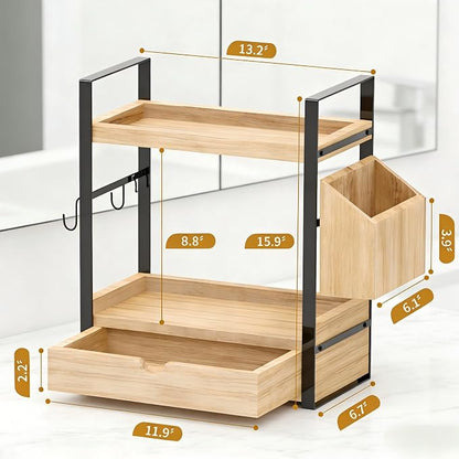 2-Tired Bathroom Counter Organizers and Storage, Bathroom Countertop Organizer - Image 3