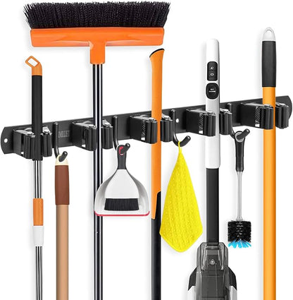 IMILLET Broom Holder Wall Mount, Broom Holder Stainless Steel Heavy Duty Garage by IMILLET