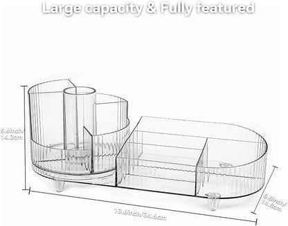 Cosmetic Makeup Storage Organizer, Countertop Makeup Perfume, Rotating Makeup - Image 6