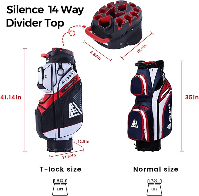 ASK ECHO T-Lock Golf Cart Bag - Image 4
