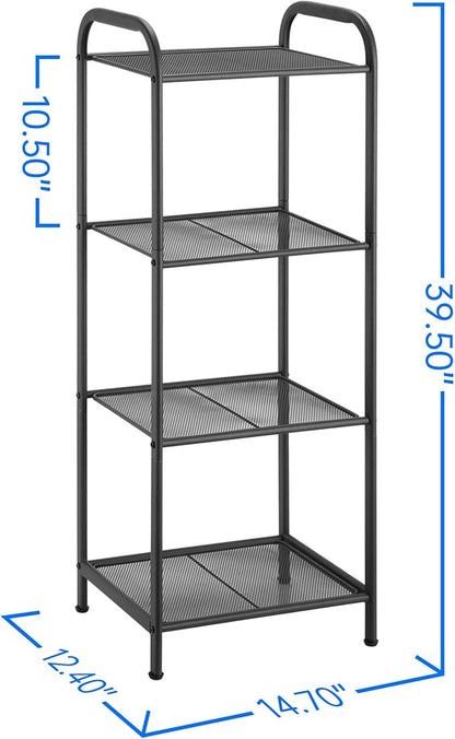 MAX Houser Storage Rack with Shelf, Industrial Style Extendable Plant Stand - Image 3
