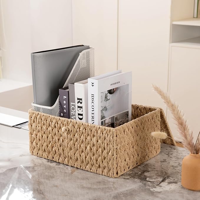 OIAHOMY Wicker Storage Basket - Image 8