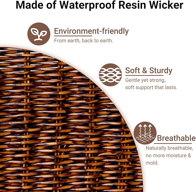 Wicker Baskets for Organizing, Kitchen Counter - Image 2