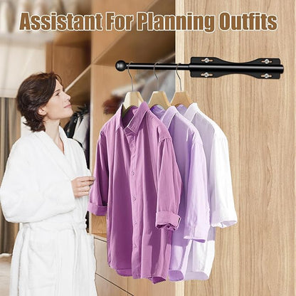 12" Valet Rod For Closet Pull Out Slide Out Adjustable Heavy Duty Valet Rod For - Image 3
