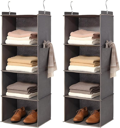 Hanging Closet Organizer 4 Shelf by Unknown