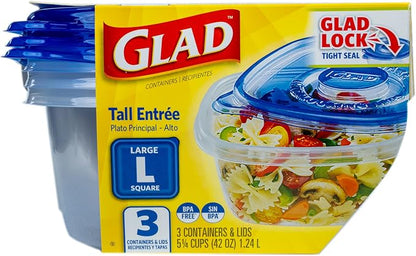 Glad GladWare Tall Entree Food Storage Containers - Image 2