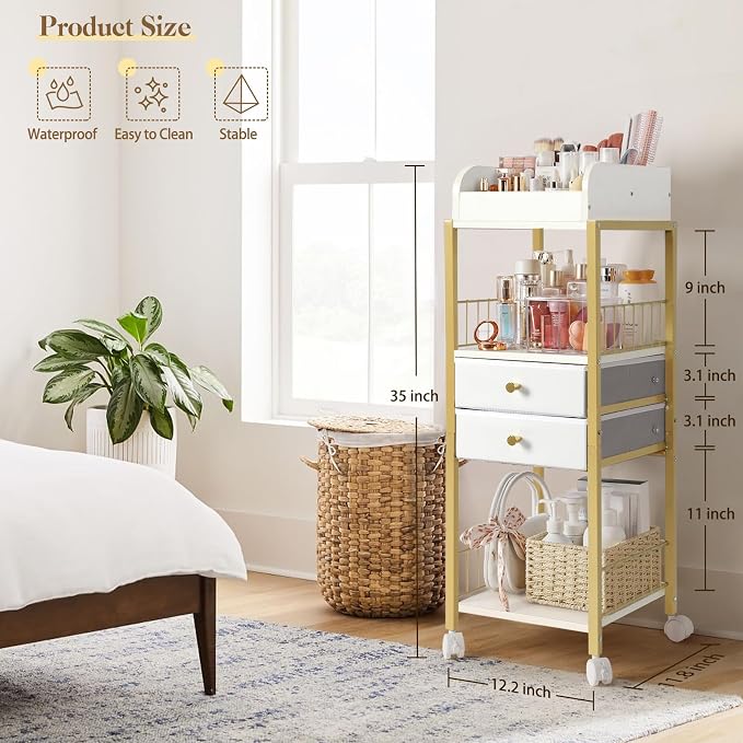 Makeup Organizer, Floor Skincare Organizers Make Up Organizers and Storage - Image 6
