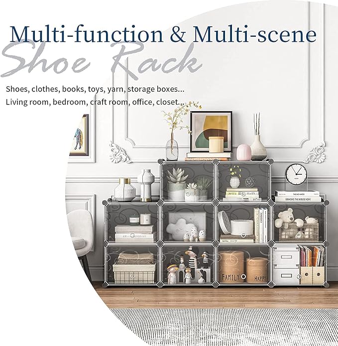 Aeitc 100 Pair Shoe Rack Organizer - Image 5