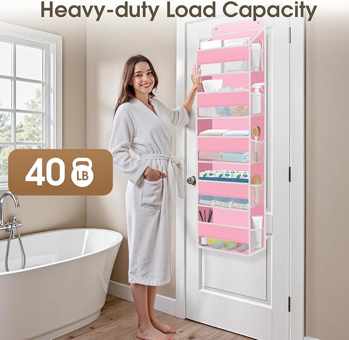 2 Pack Over The Door Organizer Hanging Storage Organizers - Image 5