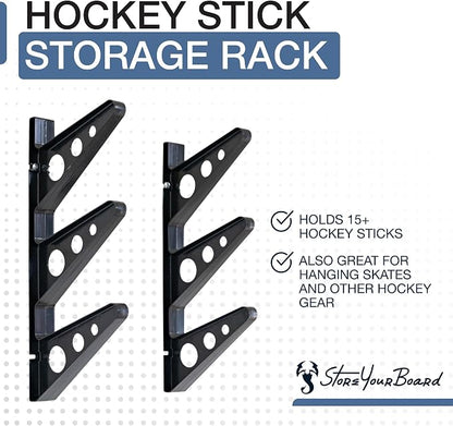 StoreYourBoard Hockey Stick Rack, Wall Mount Garage Storage - Image 4