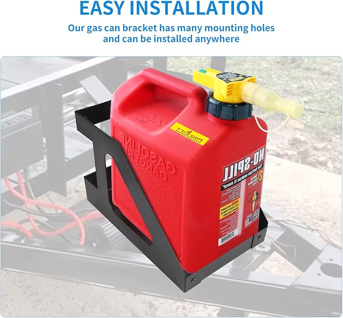 5 Gallon Gas Can Holder for Trailer Compatible - Image 6