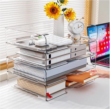 Paper Organizer Letter Tray, Versatile Desk document Organizer–A4 Paper - Image 2