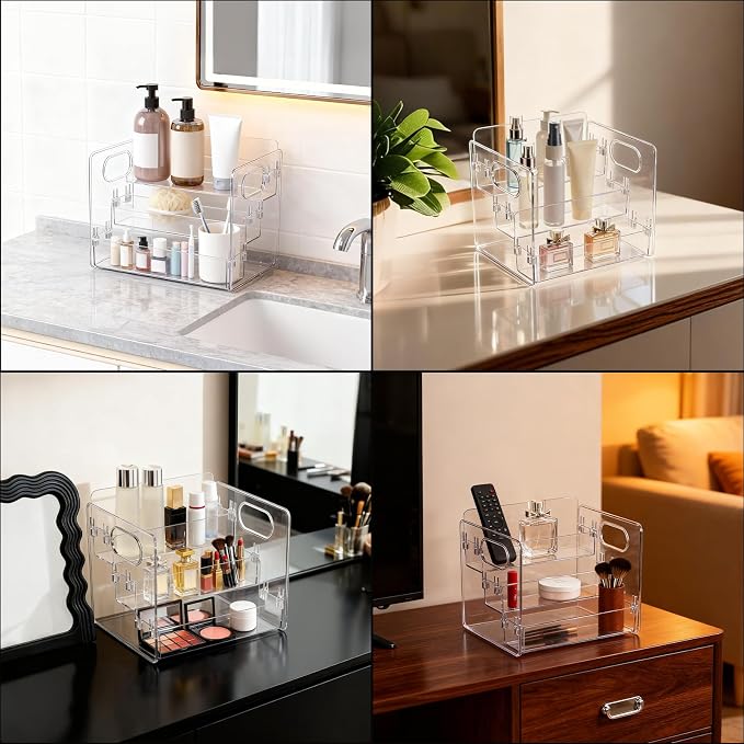 3-Tier Lotion Organizer, Body Spray Organizer, Bathroom Organizers - Image 3