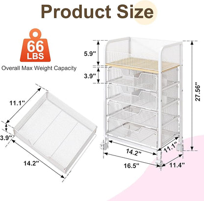 5-Tier Craft Organizer Cart - Image 9