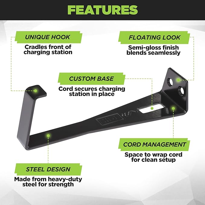 HIDEit Mounts Wall Mount for PS5 DualSense Charging Station - Image 2
