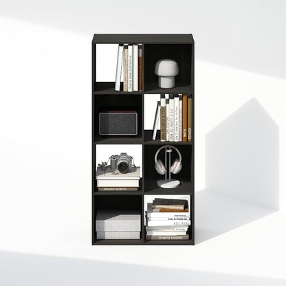 Furinno PELLI Book Shelf, 8-Cube Bookshelf, Horizontal Cube Storage Organizer - Image 6