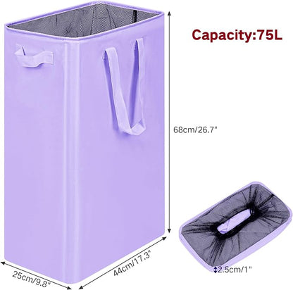 efluky Slim Laundry Basket, Narrow Laundry Hamper - Image 2