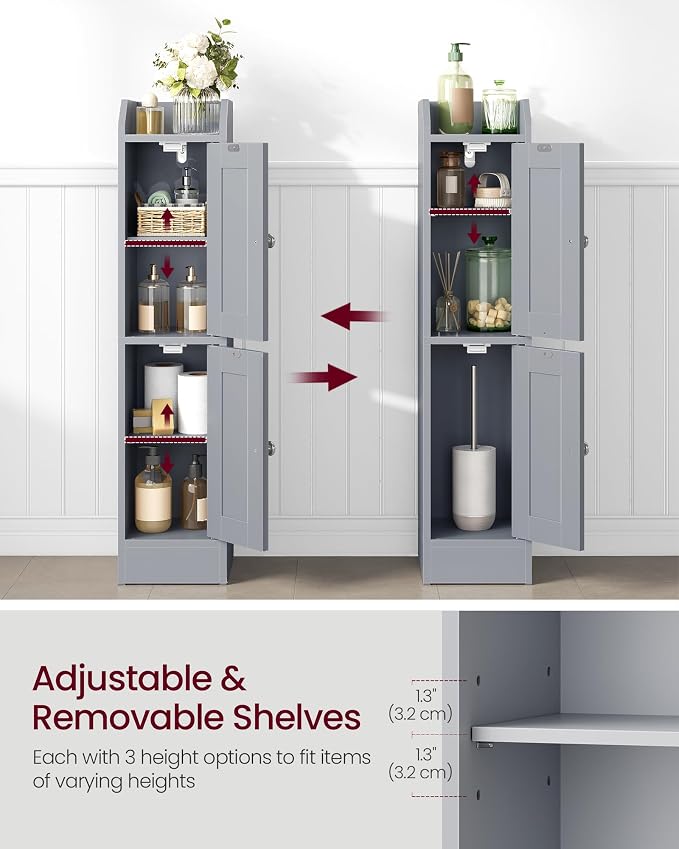 VASAGLE Storage Cabinet Slim - Image 5