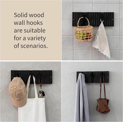 Coat & Hat Hooks Wall Mount - Image 3