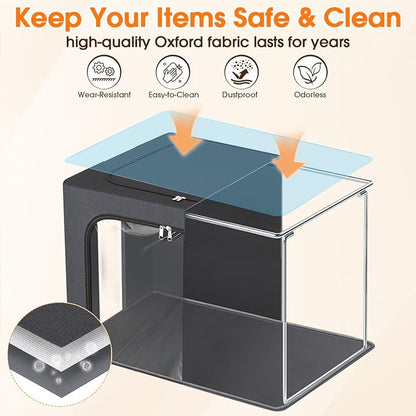 4 Pack Clothes Storage Bins - Image 4