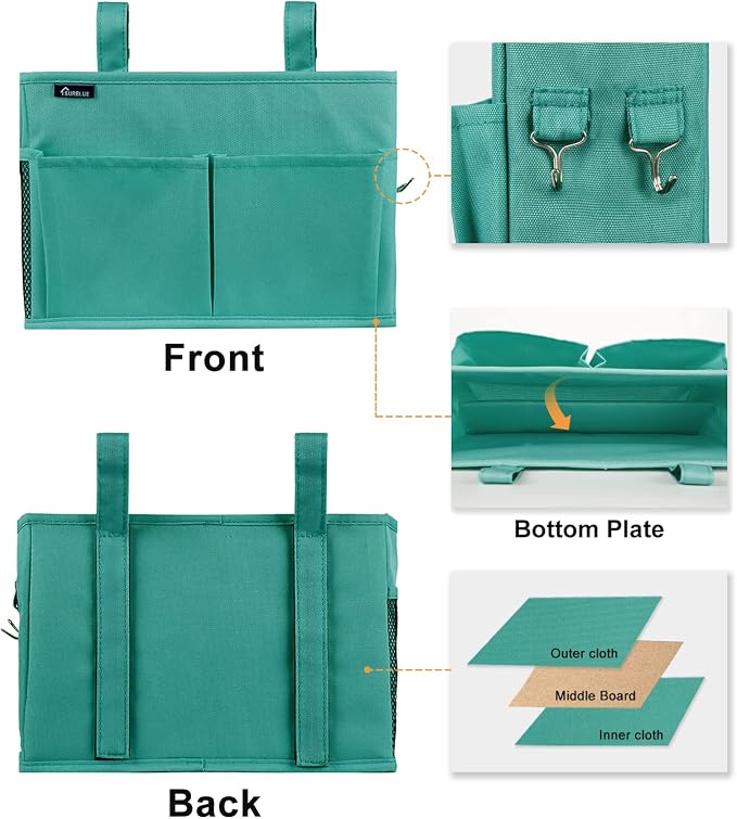 Surblue Caddy Hanging Organizer Bedside Storage Bag - Image 2