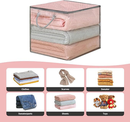 10 PCS Clear Zippered Storage Bags - Image 4