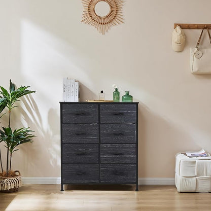 OLIXIS Dresser for Bedroom, 8 Storage Drawers, Tall Fabric Tower Organizer | - Image 7