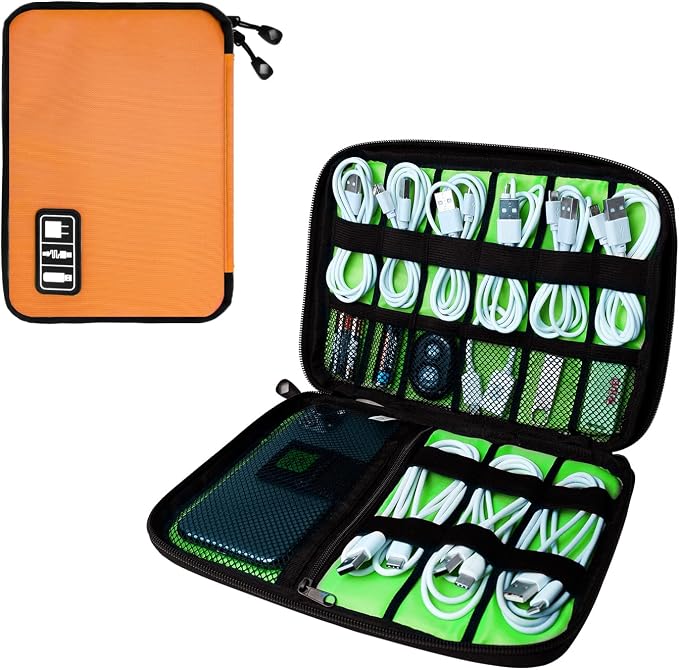 Lcsmaokin Electronics Travel Organizer, Portable Waterproof Electronic Travel by Lcsmaokin