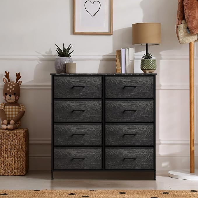 Sorbus Dresser with 8 Faux Wood Drawers - Image 6