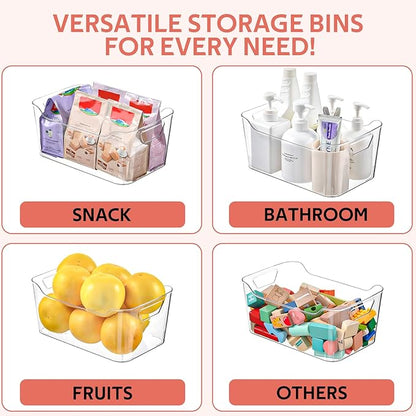 Clear Plastic Storage Bins - Image 5