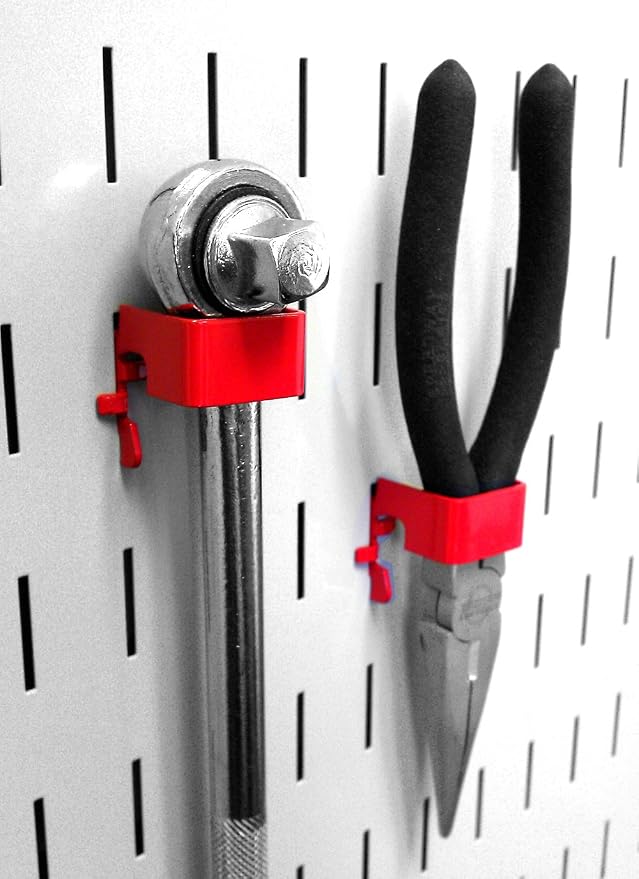 Wall Control KT-200-DLX R Slotted Storage Panel Deluxe Hook Kit - Image 4